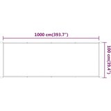  Okomita tenda bež 100 x 1000 cm od tkanine Oxford | shoptok.hr