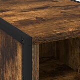  Noćni ormarić 2 pcs Dimni hrast 39.5 x 30 x 50 cm | shoptok.hr