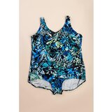 Fenzy Plus Size Kopalke S Potiskom, Modre | Shoptok.si
