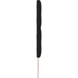  Uzglavlje s gumbastim ukrasnim šavom Crno 180 cm Tkanina | shoptok.hr