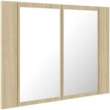  Kupaonski ormarić s ogalom boja hrasta 60x12x45 akrilni | shoptok.hr