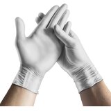 Espeon Nitril Sparkle Pearlescent Silver nitrilne rukavice bez pudera veličina S 2x50 kom | shoptok.hr