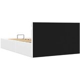  Hidraulični okvir za krevet umjetna koža LED bijeli 120x200 cm | shoptok.hr