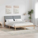  Krevetna konstrukcija Smeđa 150 x 200 cm Čvrsto borovo drvo | shoptok.hr