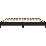  Okvir za krevet s oprugom crni 200x200 cm od tkanine | Eponuda.com