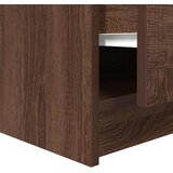 vidaXL stol za kavu s ladicama smeđi hrast 70,5x70x40 cm | shoptok.hr
