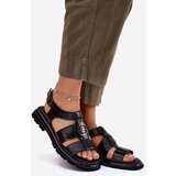 ARTIKER Leather Women's Sandals Patent With Decorative Detail | Shoptok.si