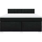  Krevet s oprugama i madracem crni 180x200 cm od tkanine | shoptok.hr