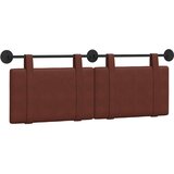  Viseće uzglavlje kreveta Sjajno smeđa Antikni PU 150 x 55 x 5 cm | shoptok.hr