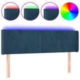  LED uzglavlje tamnoplavo 147x16x78/88 cm baršunasto | Eponuda.ba