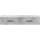 Stolna montirana na zid Betonska siva 87,5 x 34,5 x 17 cm | shoptok.hr