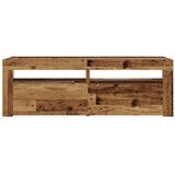 vidaXL Nočna omarica 2 kosa z LED lučkami stari les 60x35x40 cm | Shoptok.si