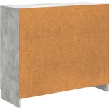  Kreveta Betonska siva 89 x 34,5 x 77 cm Konstruirano drvo | Eponuda.com