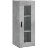  Visoka komoda siva betona 34,5x34x180 cm od konstruiranog drva | shoptok.hr