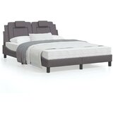  Posteljni okvir z LED lučkami siv 120x200 cm umetno usnje, (21112557) Cene