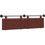  Držeće uzglavlje Zidne Sjajno smeđa 190 x 55 x 5 cm Antikni PU - Sjajna smeđa 180 cm bez LED | shoptok.hr