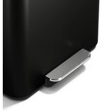 simplehuman Mat crna željezna kanta za smeće za odvojeni otpad/s pedalom 15 l Dual Mini – | shoptok.hr