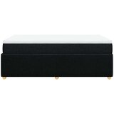  Krevet s oprugama i madracem crni 120 x 200cm od tkanine | shoptok.hr