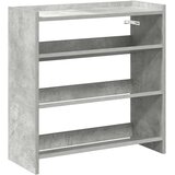 Maison Chic Regal za čevlje - Polica za čevlje betonsko siv 60x25x62 cm inženirski les, (21776457) Cene