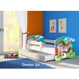 ACMA dečiji krevet II 180x80 f + dušek 6 cm WHITE34 Cene