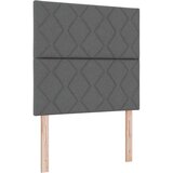  Krevetna konstrukcija Tamno siva 90 x 190 cm tkanina | shoptok.hr
