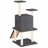  Penjalica za mačke sa stupovima za grebanje tamnosiva 110 cm | shoptok.hr