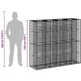 Gabionski uzdignuti krevet 2 pcs Srebrno 170 x 50 x 150 cm | shoptok.hr