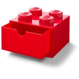 Lego Rdeča škatla za pisalno mizo s predalom , 15 x 16 cm Cene