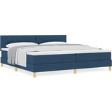  Krevet s kutijom s madracem plavi 200x200 cm tkanina | shoptok.hr