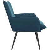  Fotelja Plava Baršun - Plava | shoptok.hr