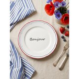 Sinsay Keramički tanjur s natpisom Bonjour | shoptok.hr