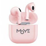 Moye Aurras 3 Lite True Wireless Earphone Pink Cene