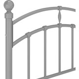 Okvir za krevet sivi metalni 90 x 200 cm | shoptok.hr