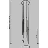 MAYTONI Viseča Nihalna Svetilka Light Stick | Shoptok.si