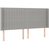  box spring s madracem LED svjetlosivi 200x200 cm tkanina | shoptok.hr