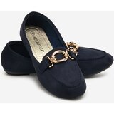 Resti Eco-suede navy blue Brussi loafers - Footwear | Shoptok.si