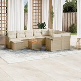 vidaXL 11-dijelni set vrtnih sofa od poliratana s jastucima bež | shoptok.hr