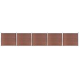  Set panela za ogradu WPC 872 x 146 cm smeđi | shoptok.hr