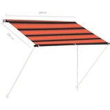  Tenda na uvlačenje 200 x 150 cm narančasto-smeđa | shoptok.hr