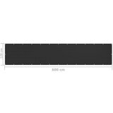  zastor crni 120 x 600 cm HDPE | shoptok.hr