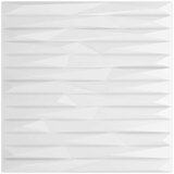  Stenski paneli 48 kosov beli 50x50 cm EPS 12 m² kamen | Shoptok.si