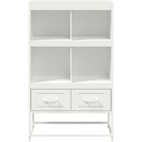  Visoka komoda bijela 68x39x111,5 cm od čelika | Eponuda.com