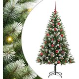 vidaXL Umetna zložljiva božična jelka s snežno oblogo 150 cm, (5000073009) | Shoptok.si