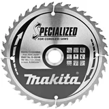 Makita žagin list TCT Specialized, 165x20 mm, 40z, B-09248