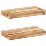 Maison Chic 2 kosi Viseče police - Stenske Police 40x20x4cm oljni premaz trden akacijev les, (21794107) Cene