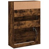 Ormarić za cipele s 2 ladice boja hrasta 80 x 34 x 116 cm | Eponuda.com