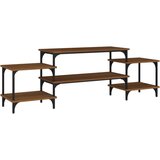 Maison Chic TV omarica - TV stojalo - Televizijska omarica rjavi hrast 157x35x52 cm inženirski les, (21701845) | Shoptok.si