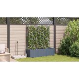  Vrtna saksija 3 pcs Svijetlo siva 120 x 40 x 143 cm Plastika | shoptok.hr