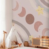  Foto tapeta - Phases of the Moon Among Stars and Rainbows 450x315 Vodootporna | shoptok.hr