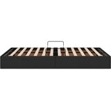 Otomanski krevet s pohranom Crna 120 x 200 cm tkanina | shoptok.hr